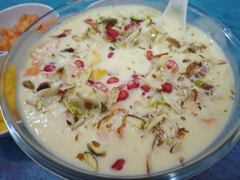 fruit custard