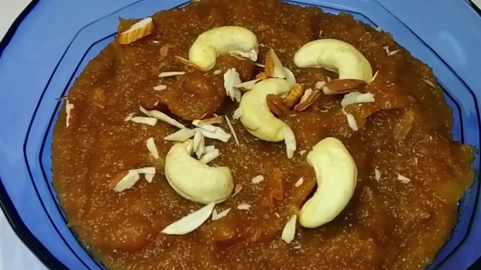 Image of Tarbooz Ke Chhilke Ka Halwa Watermelon Rind Pudding