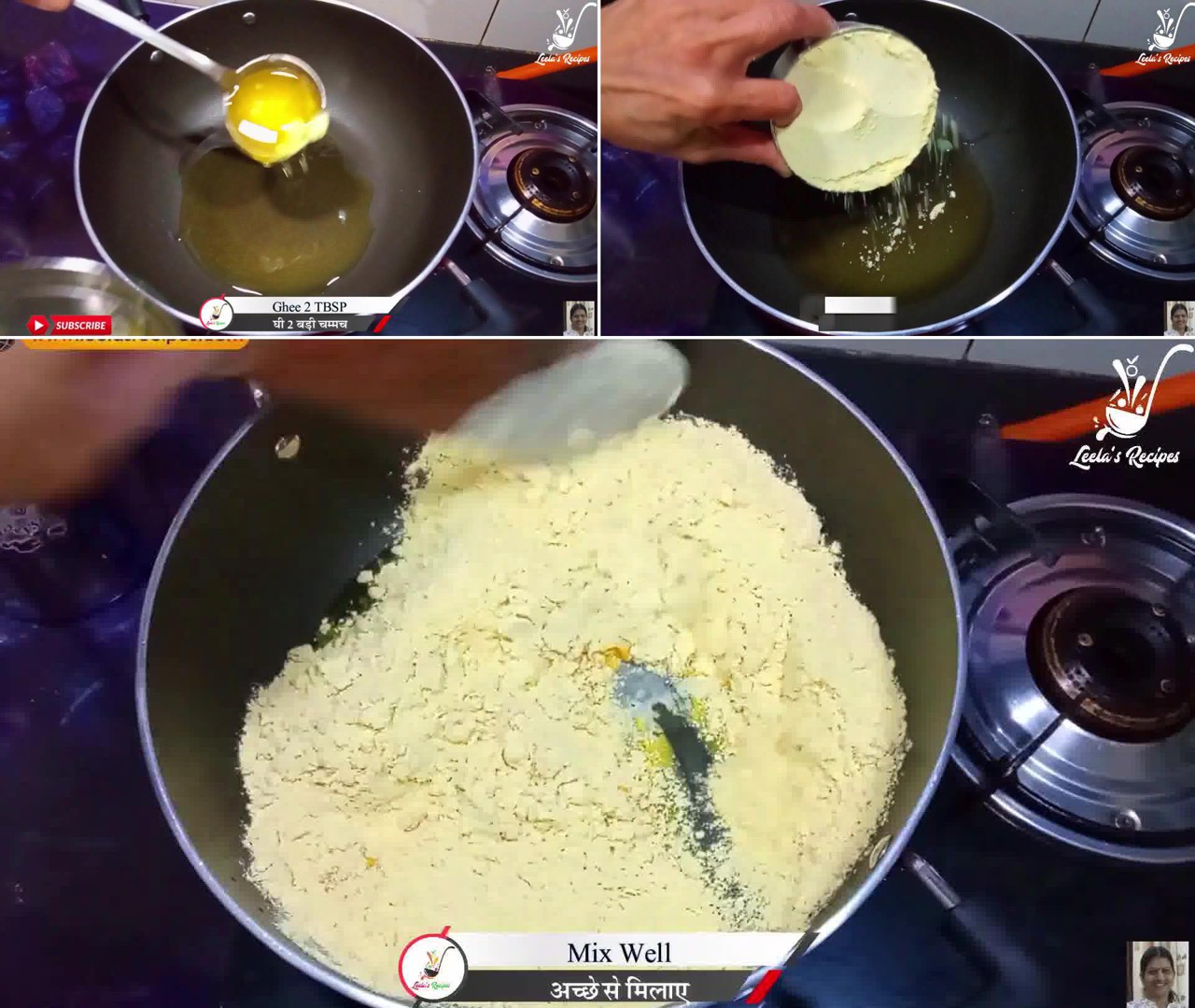 Image of the cooking step-1-1 for Besan Ke Ladoo