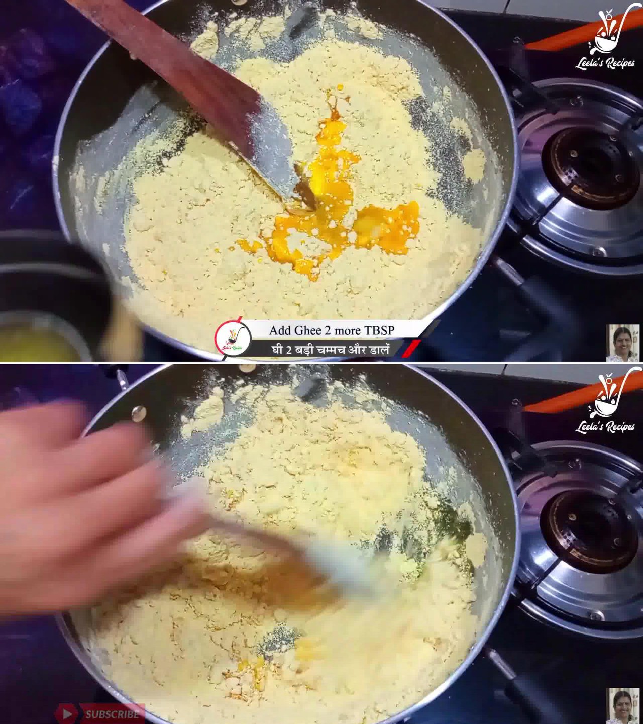 Image of the cooking step-1-2 for Besan Ke Ladoo