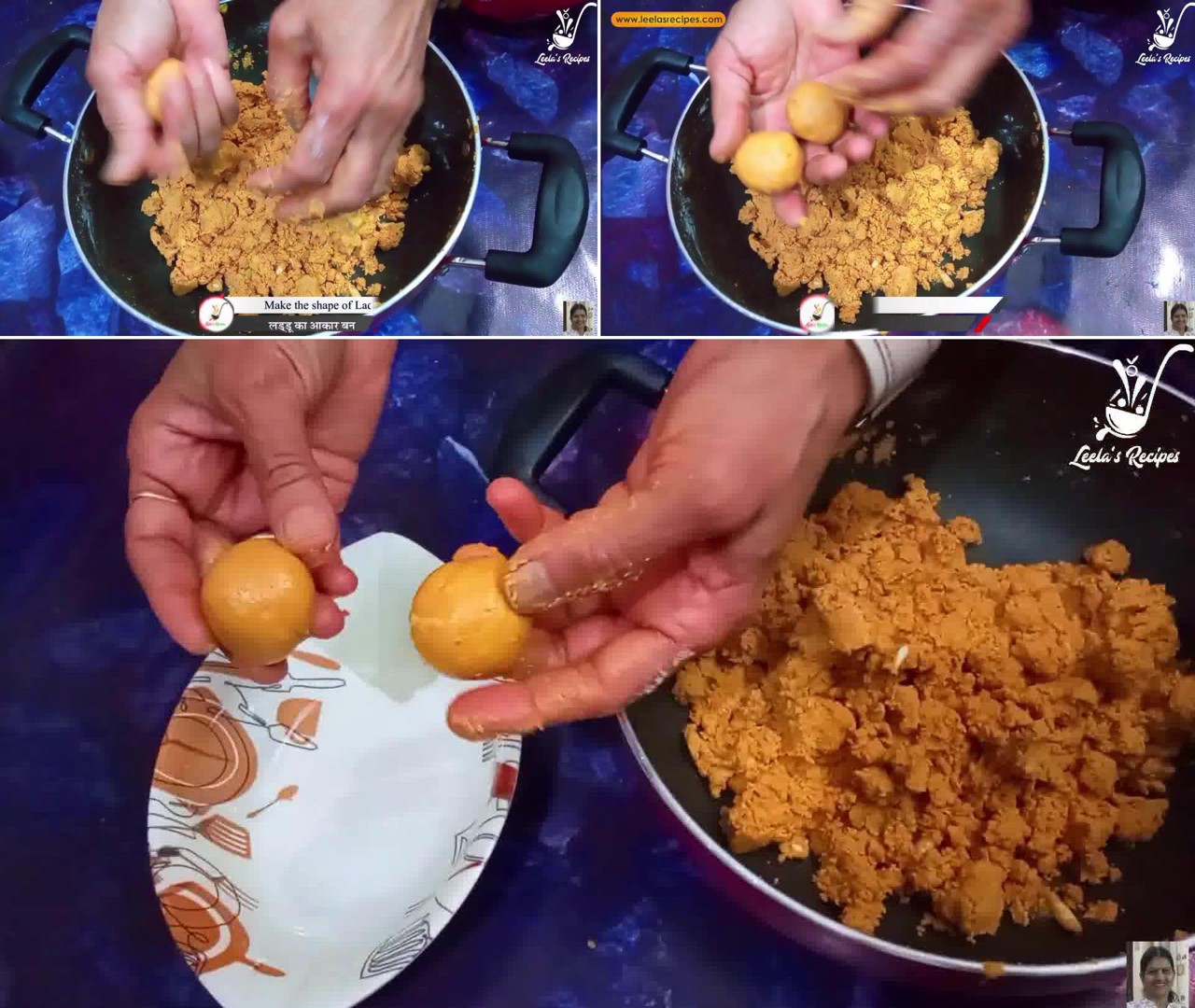 Image of the cooking step-1-7 for Besan Ke Ladoo