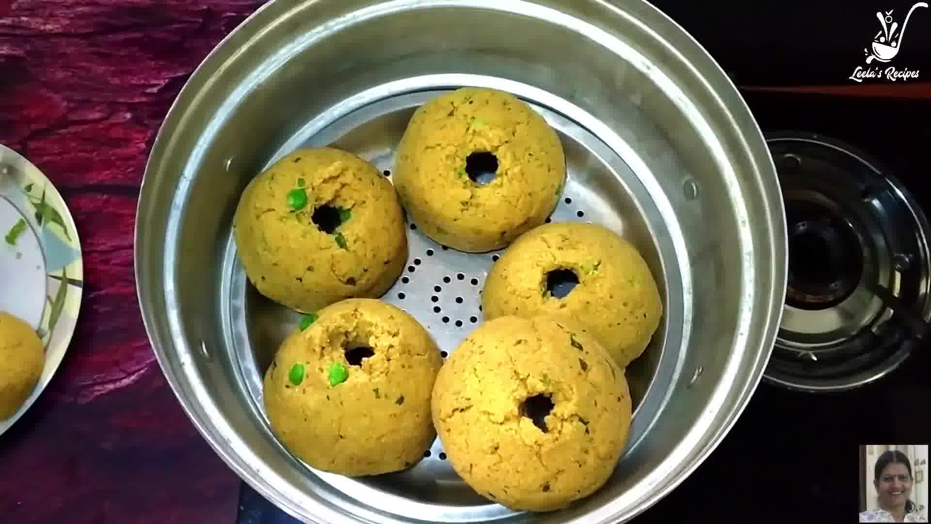 Makai ka Dhokla Corn Flour Dhokla Leela's Recipes