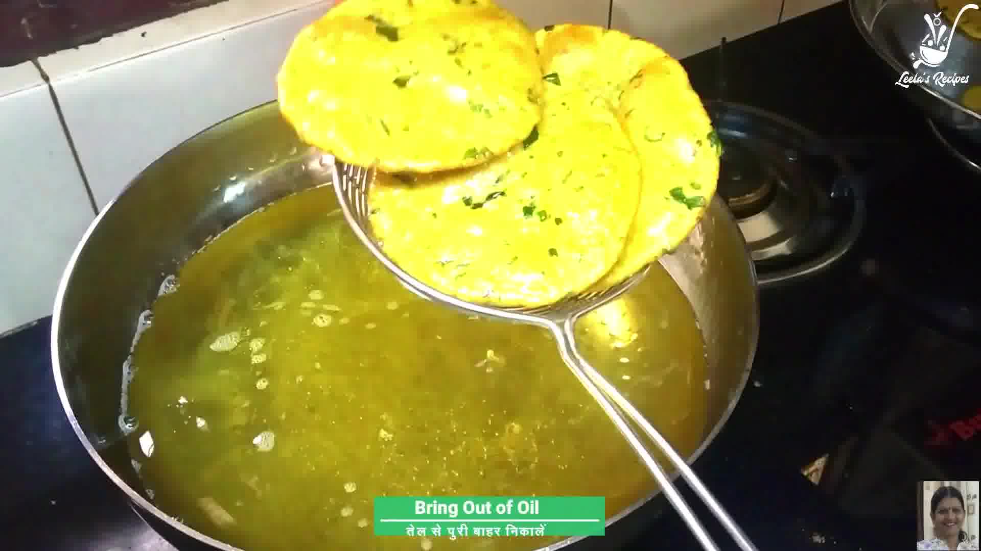 Palak Puri | Leela's Recipes